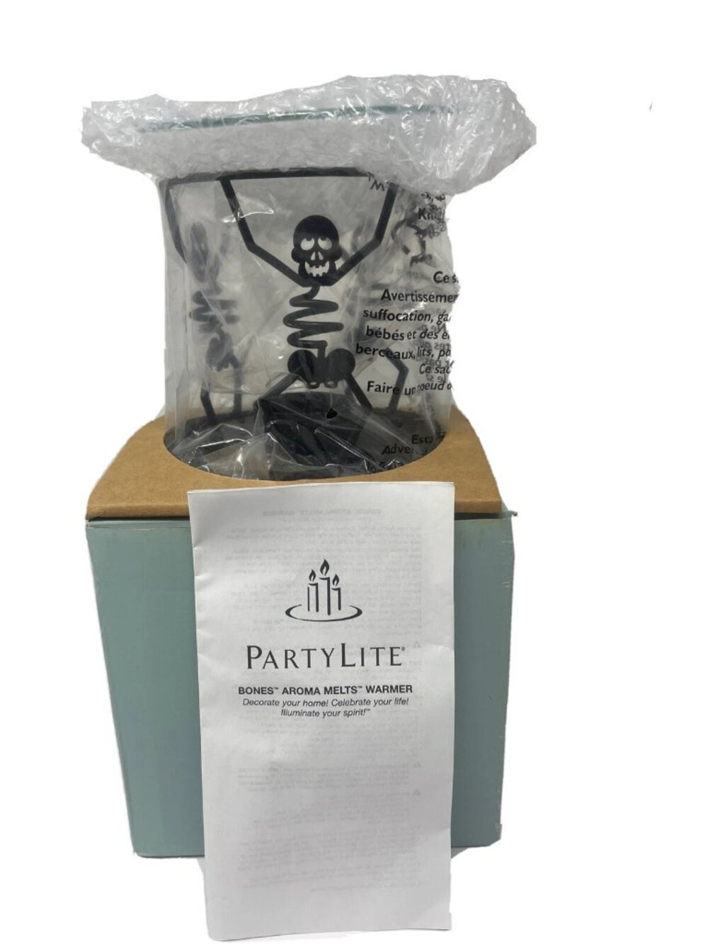 🎃 PartyLite BONES™ Aroma Melts™ Warmer P8603 – Retired Halloween